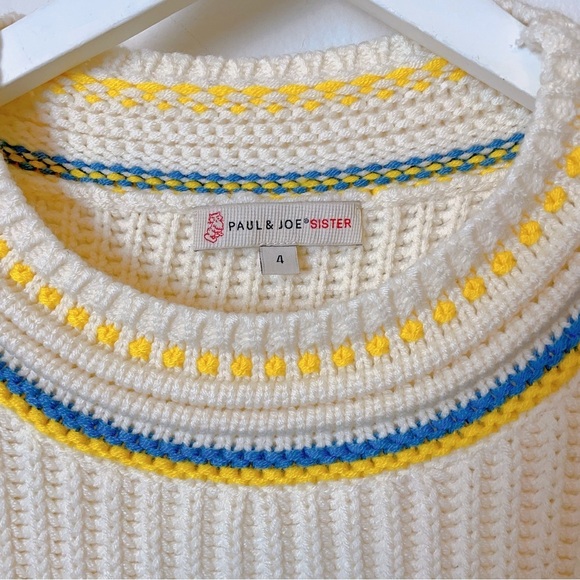 Paul & Joe Sister wool blend pull over style sweater - Picture 4 of 9